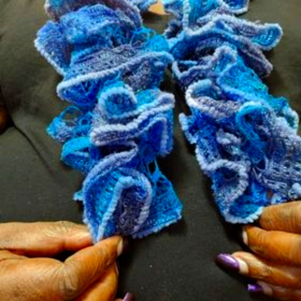 46 inch Sashay ruffle scarf